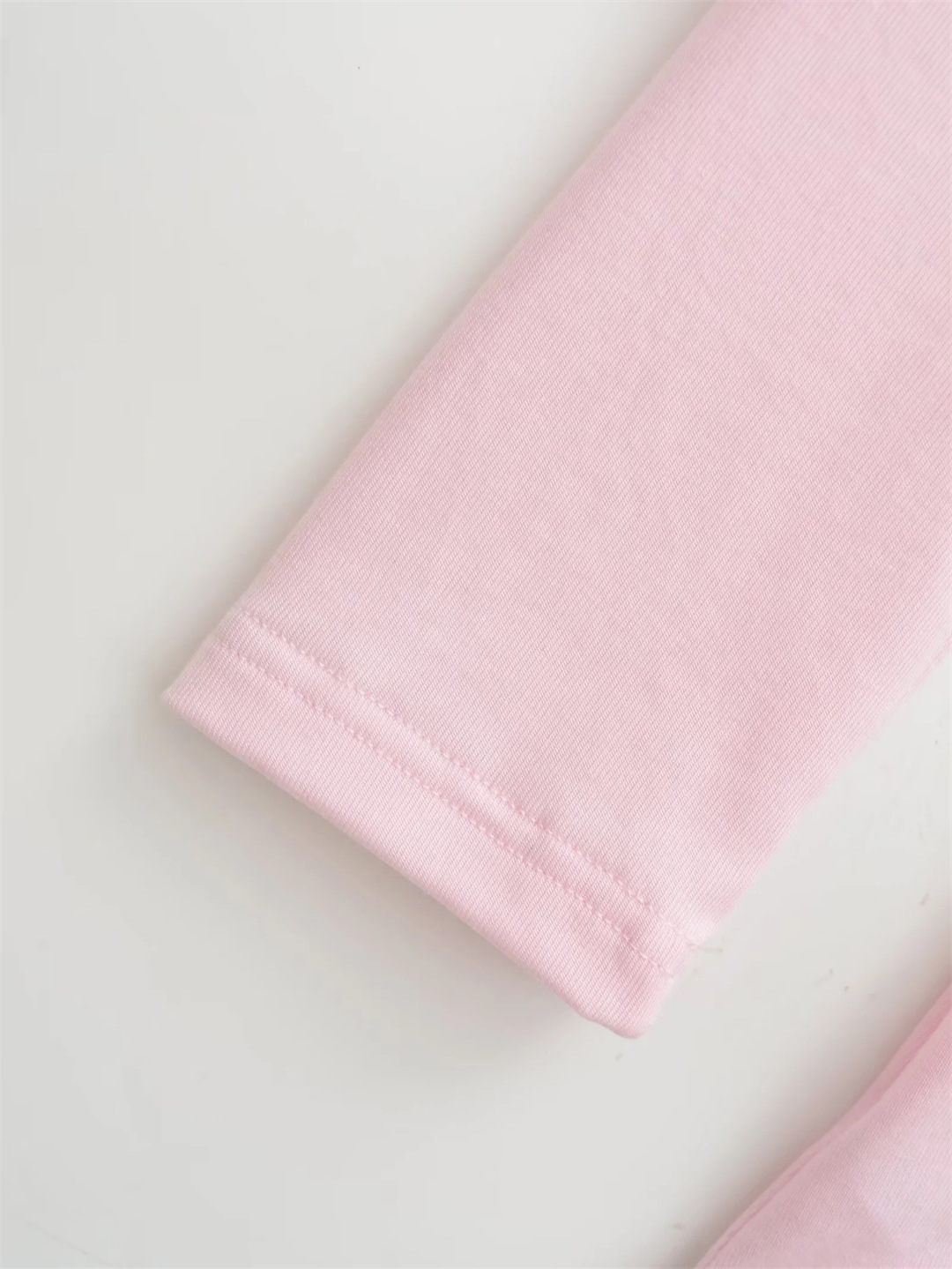 Ladies Streetwear Plain Stretch Elbow-Length Plunge Layering Tee