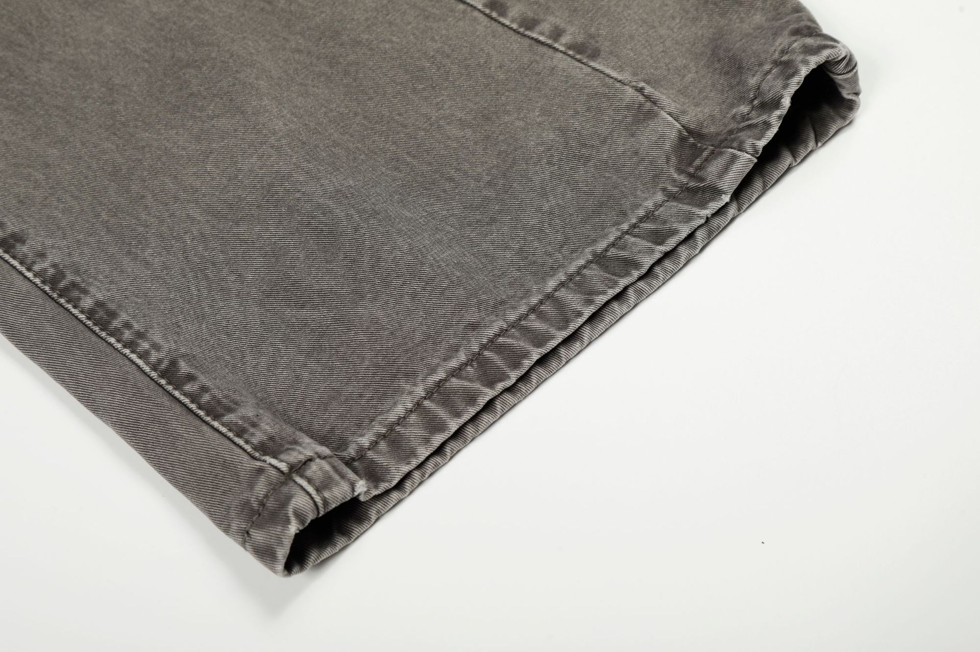 Street Style Retro Unisex High-End Washed Distressed Design Men's Loose Knife-Shape Jeans
