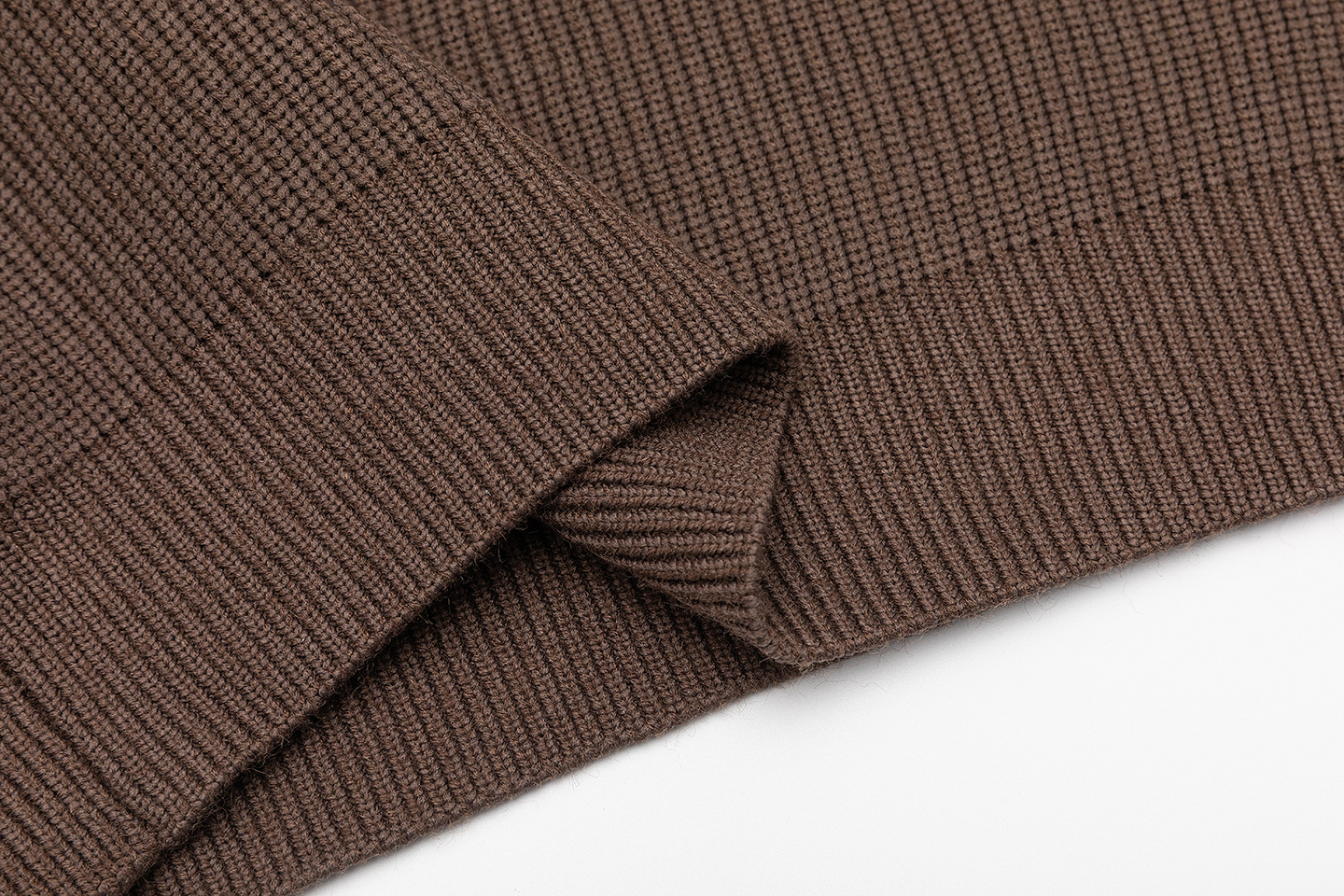 Man's Plain Polyester Pullover Sweater