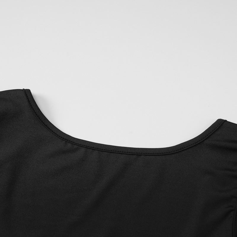 Mid-Rise A-Line Round Neck Contour Tank Dress