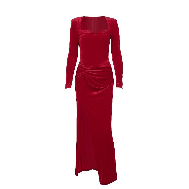 Bodycon Maxi Dress with Side Split