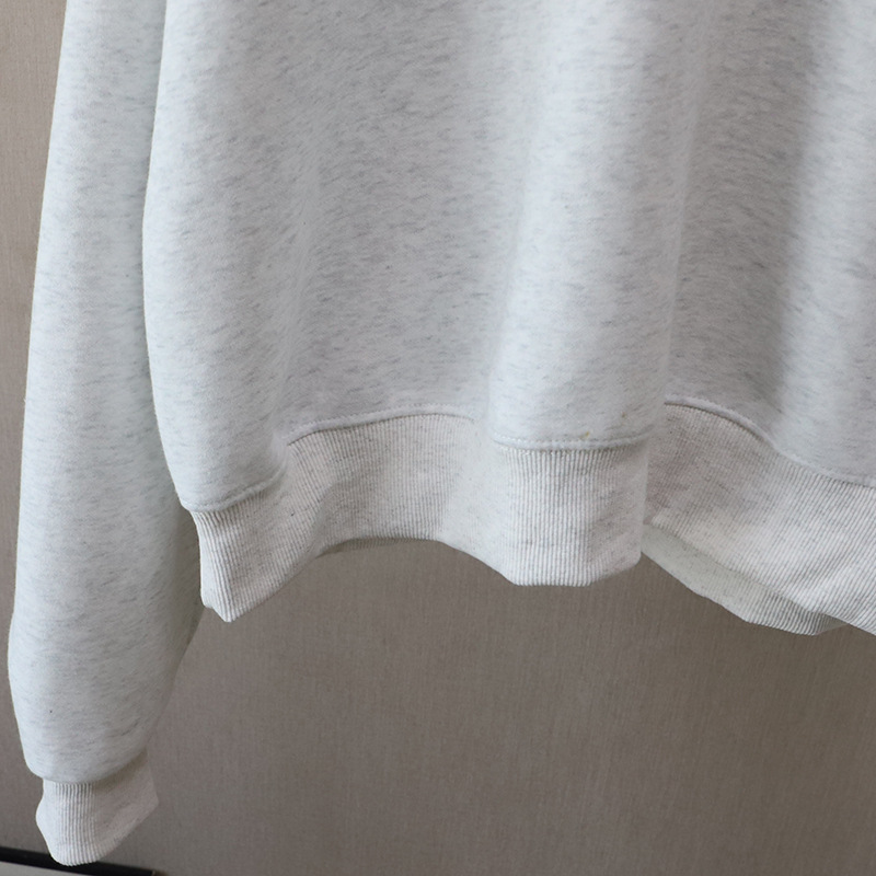 Casual Loose Fit Hoodie with Letter Embroidery,Women's Sweatshirt