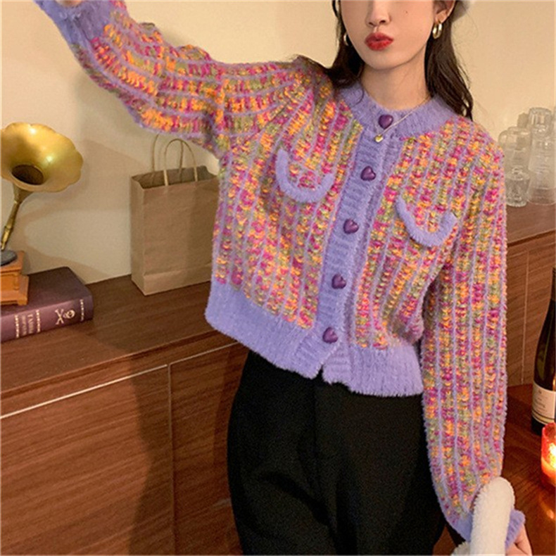 Womens Polyester Open Front Cardigan Soft Cozy
