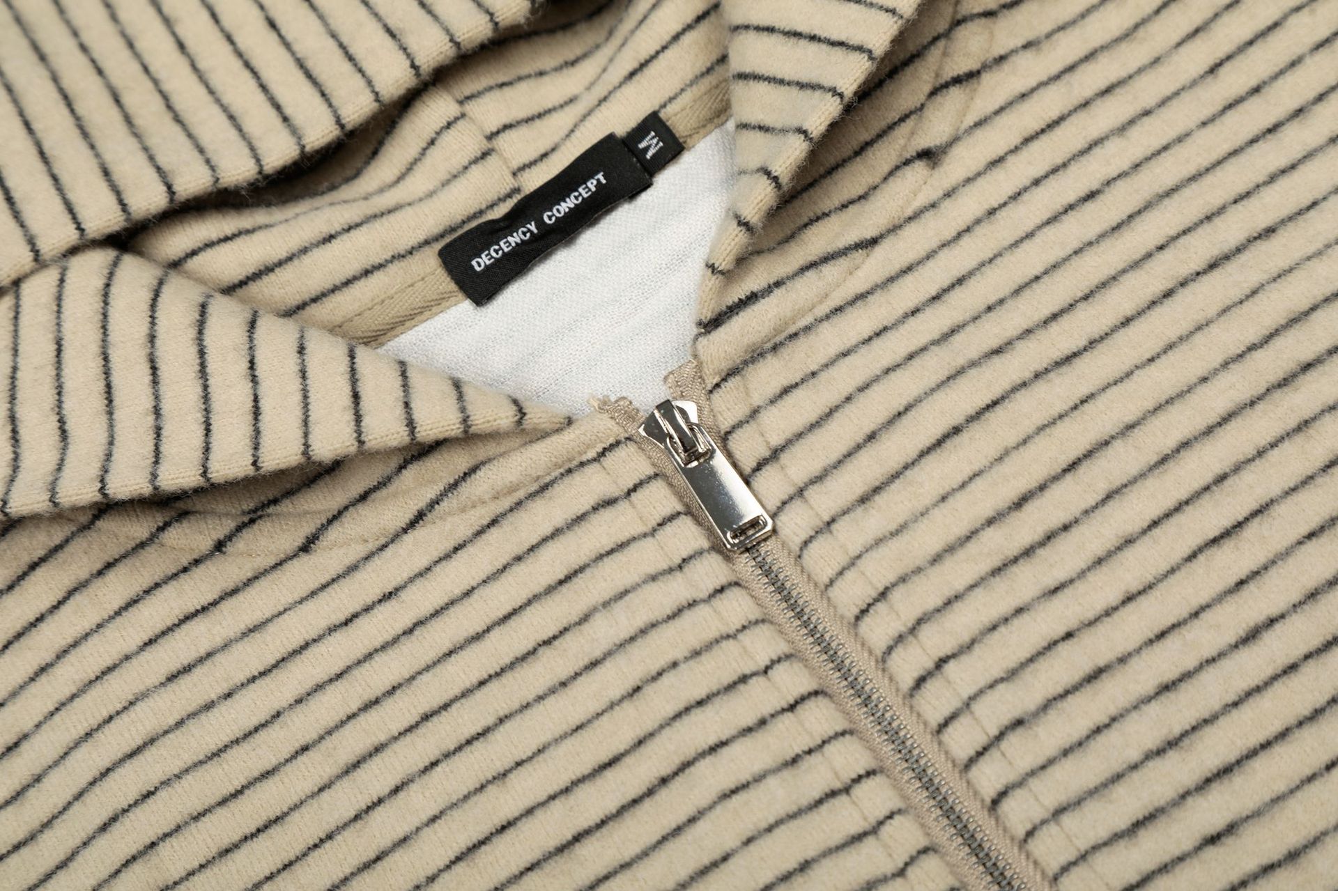 Mens Oversized Banded Hood Cardigan