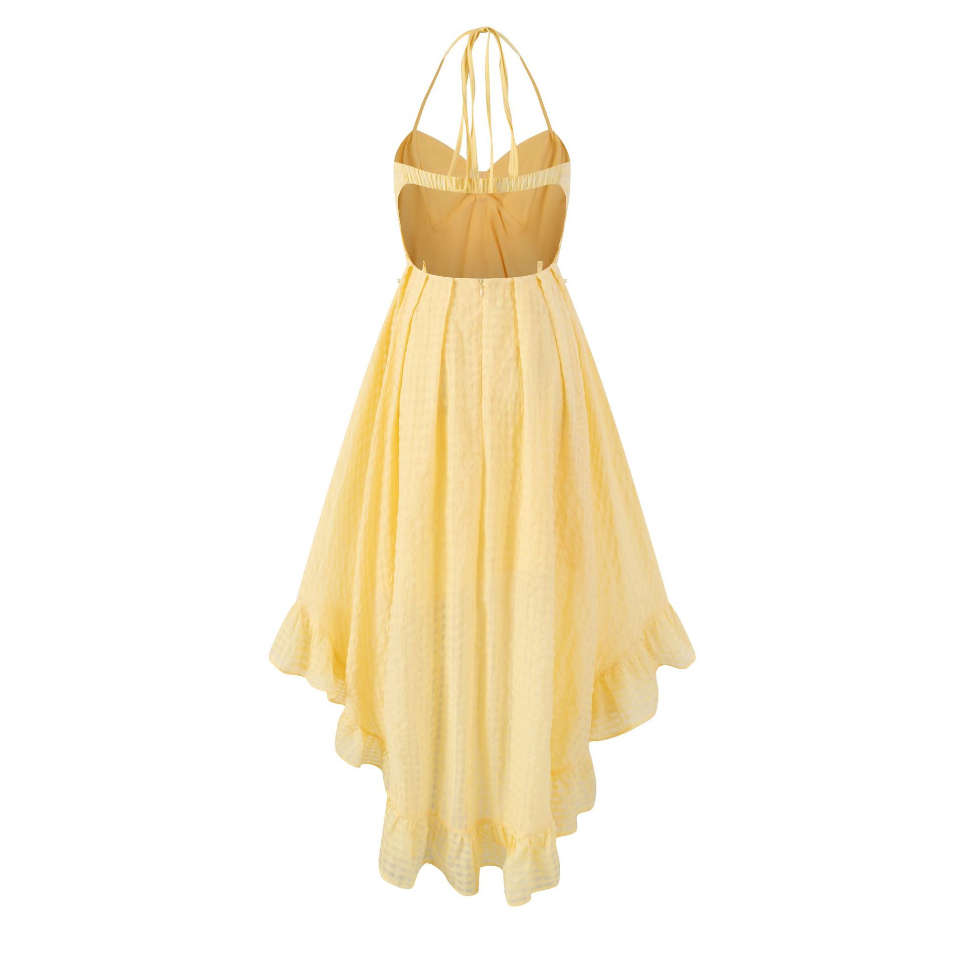 Backless Strapless Dress