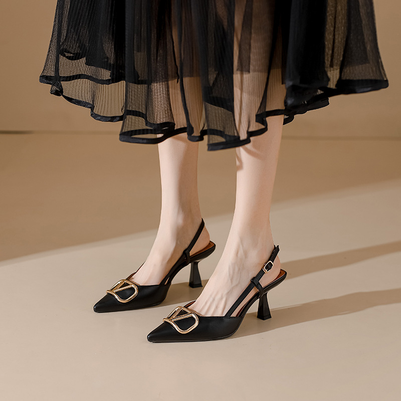 High-heeled Shoes for Women with Thin Heels, Fashionable Dress Shoes, Sandals for Women, Stylish Huizhou Women's Shoes