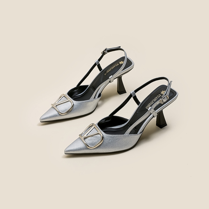 High-heeled Shoes for Women with Thin Heels, Fashionable Dress Shoes, Sandals for Women, Stylish Huizhou Women's Shoes