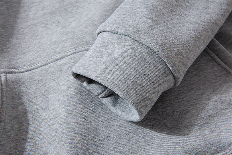 Ladies Loose Fit Long Sleeve Patterned Hoodie