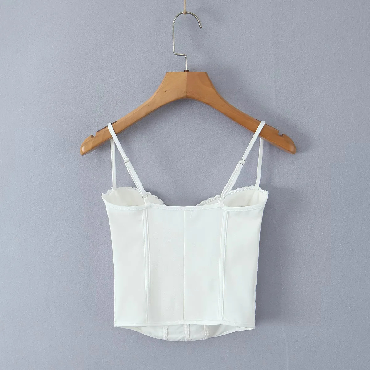 Slim Fit Strapless Solid Cami