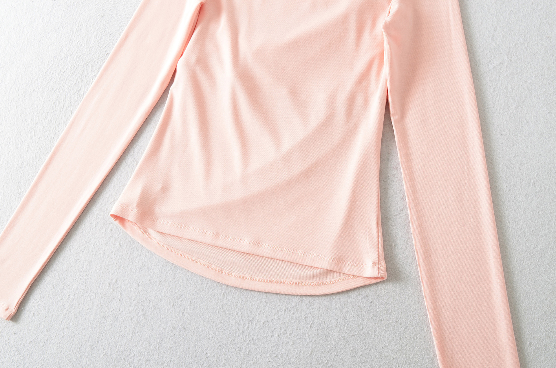 Asymmetric Neck Shirred Full Sleeve T-Shirt