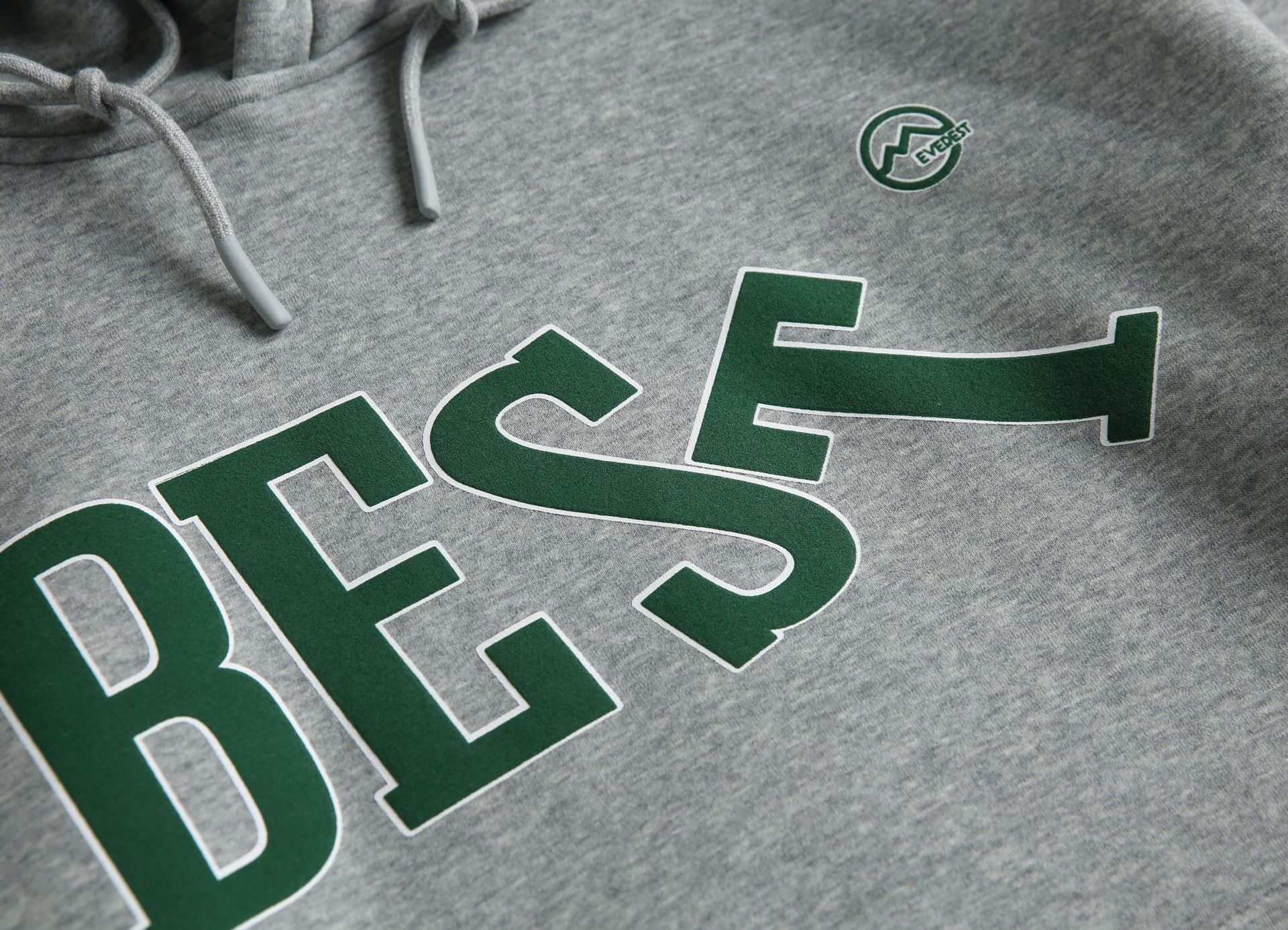 Loose Fit Cotton Blend Hood Graphic Sweatshirt