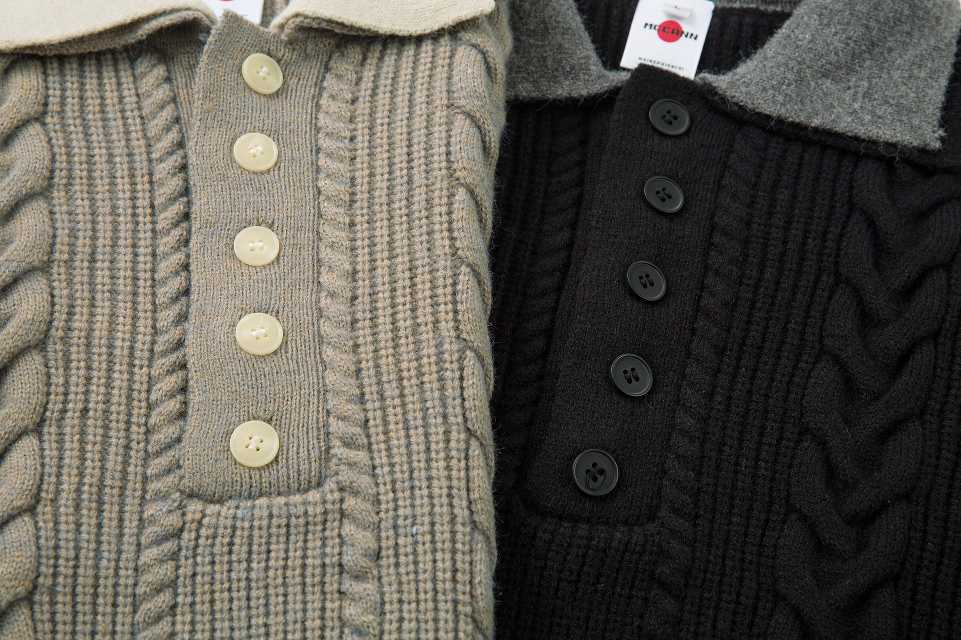 Twist Fried Dough Twists Two Pieces of Warm Knit Men