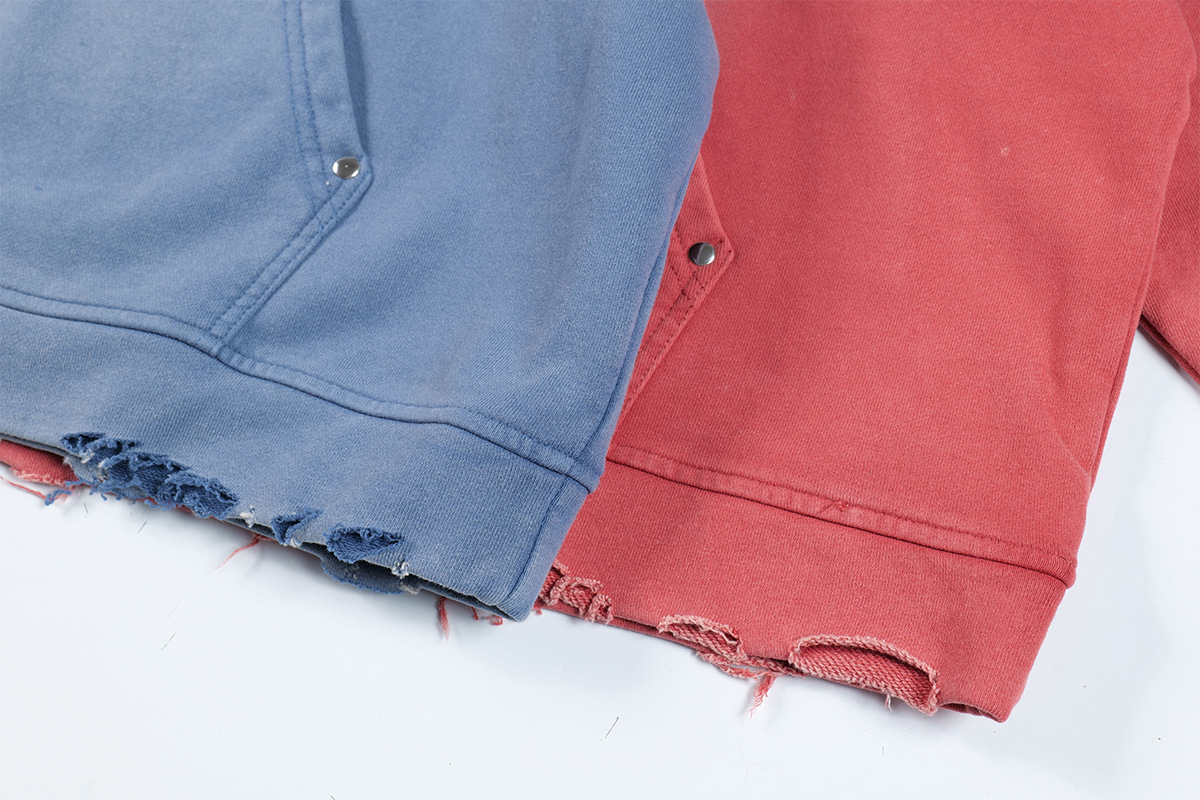 Man's American Retro Cotton Hoodie