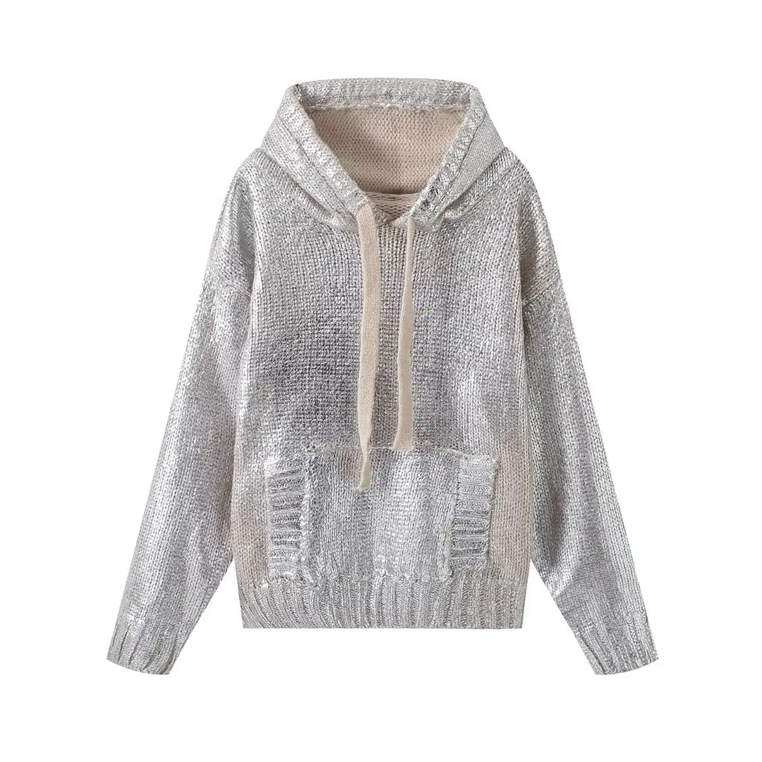 Oversized Polyester Hoodie For Ladies