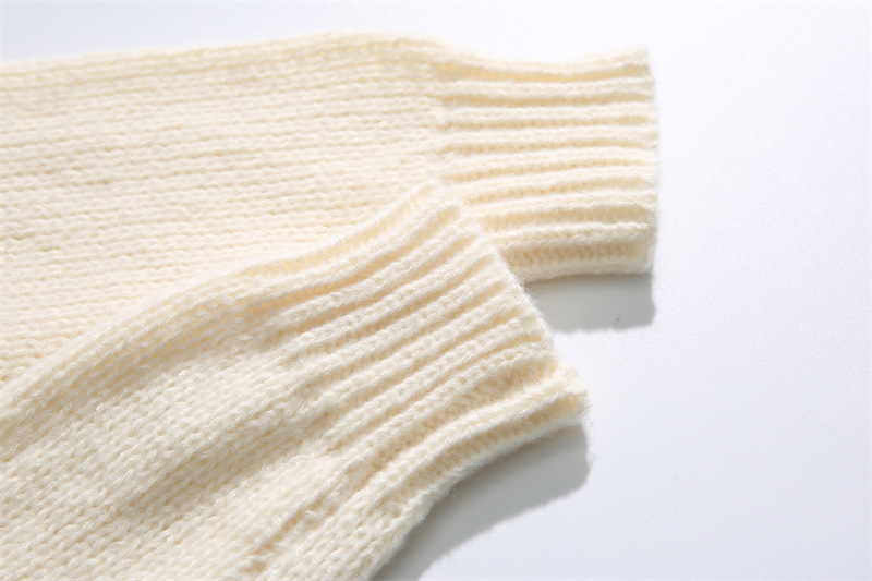 Oversized Japanese Workwear Jacquard Sweater