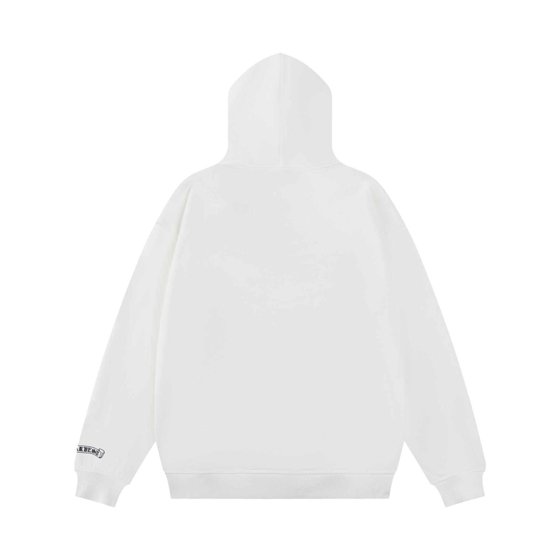 Vintage Emblem Graphic Milk Silk Long Sleeve Hoodie