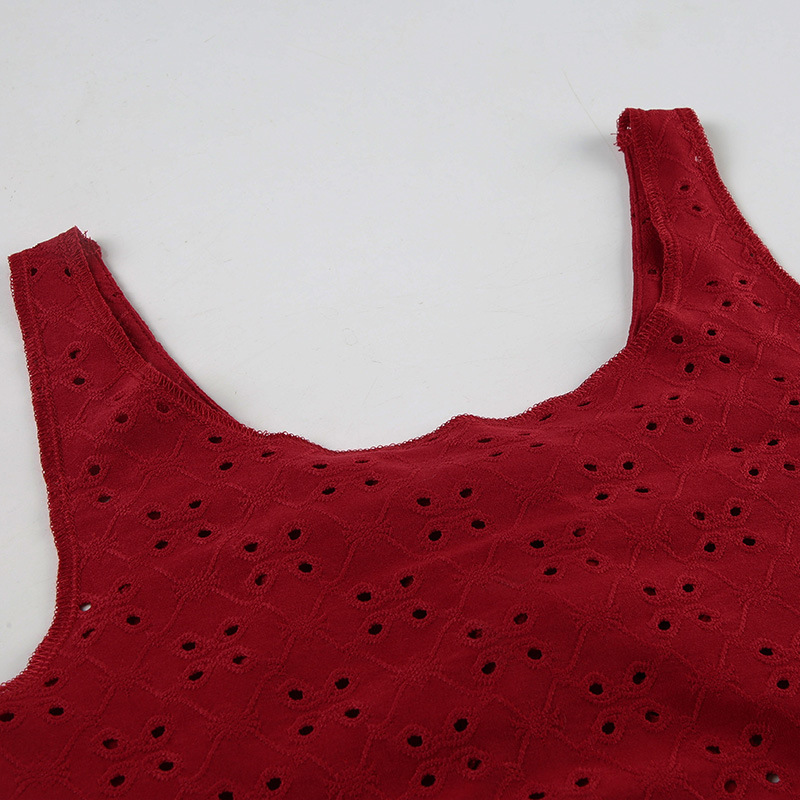 Strapless Polyester Tie-Front Vest