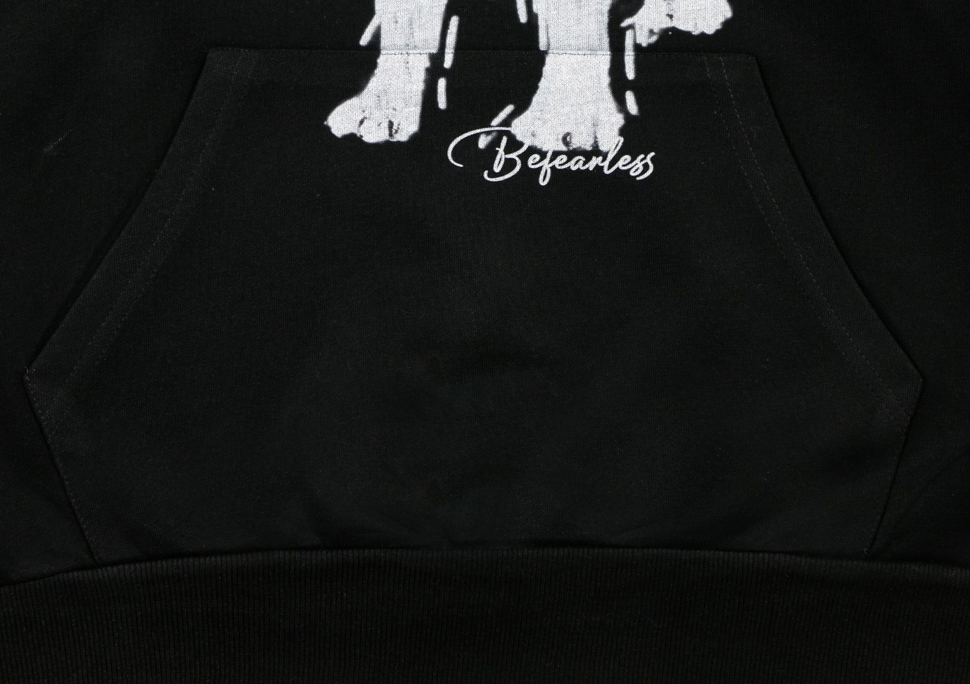Oversized Streetwear Feline Print Hoodie