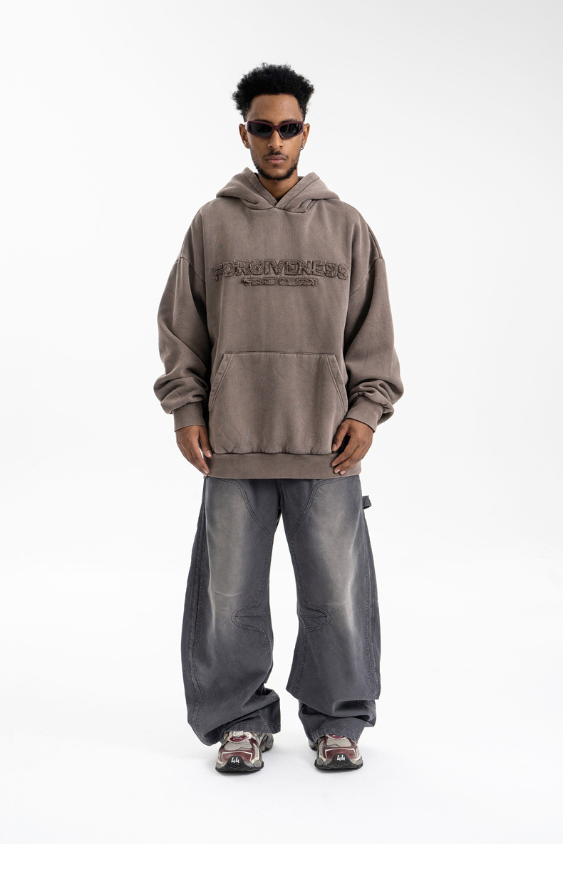Essential Cotton Initial Hoodie