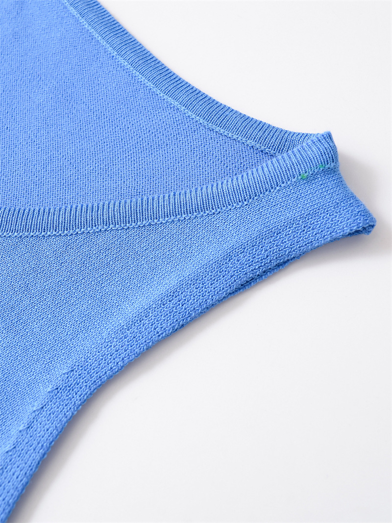 Spring New Style Round Neck Solid Color Loose Pullover Unique Temperament Knitwear