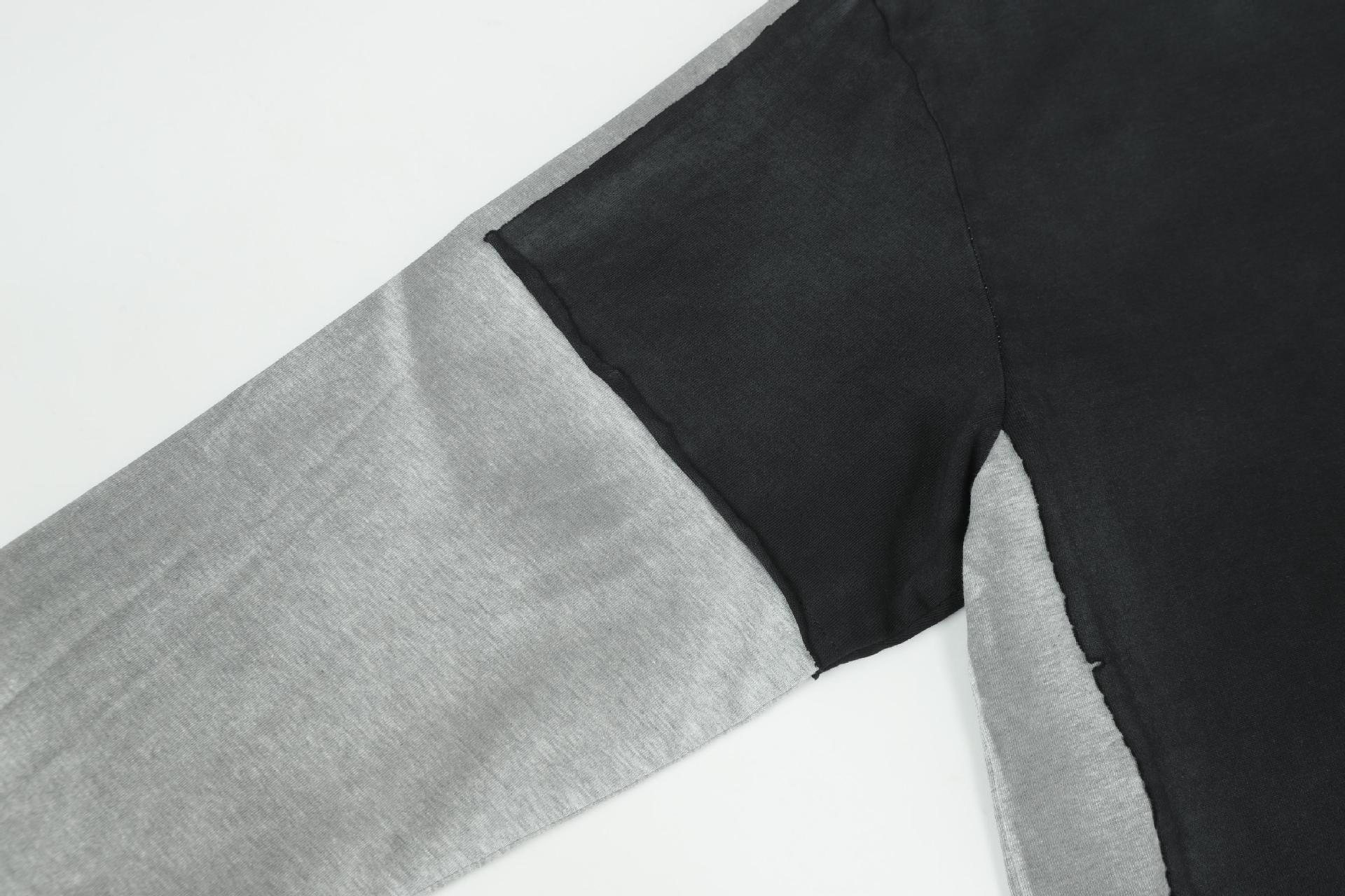 Relaxed Distressed Cotton Long Sleeve Hoodie 2-Pack