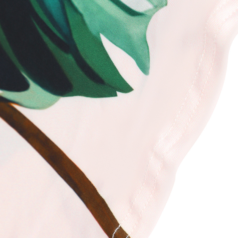 Open Back Botanical Maxi Jumpsuit
