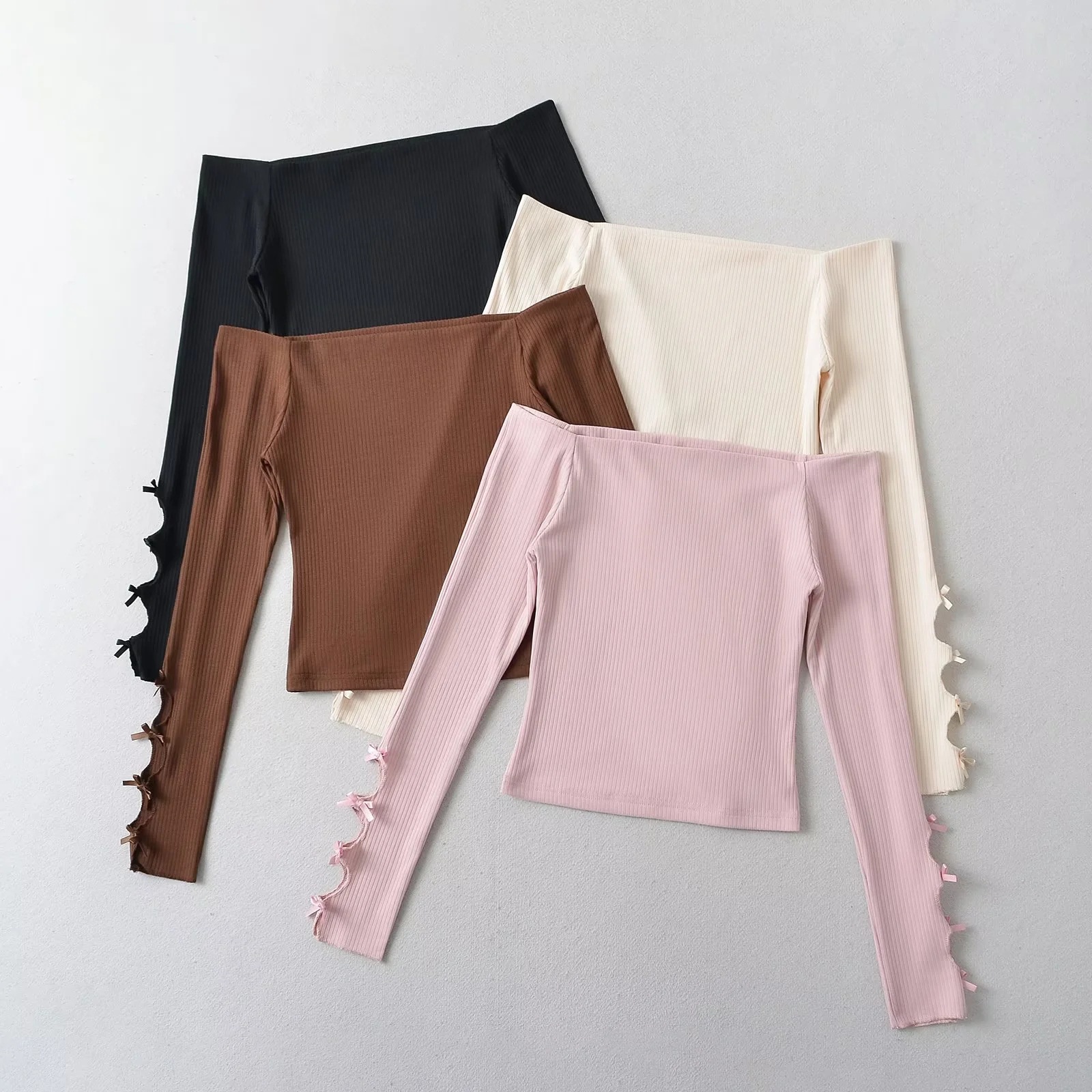Celebrity Asymmetrical Neck Full Sleeve Cotton Shirt
