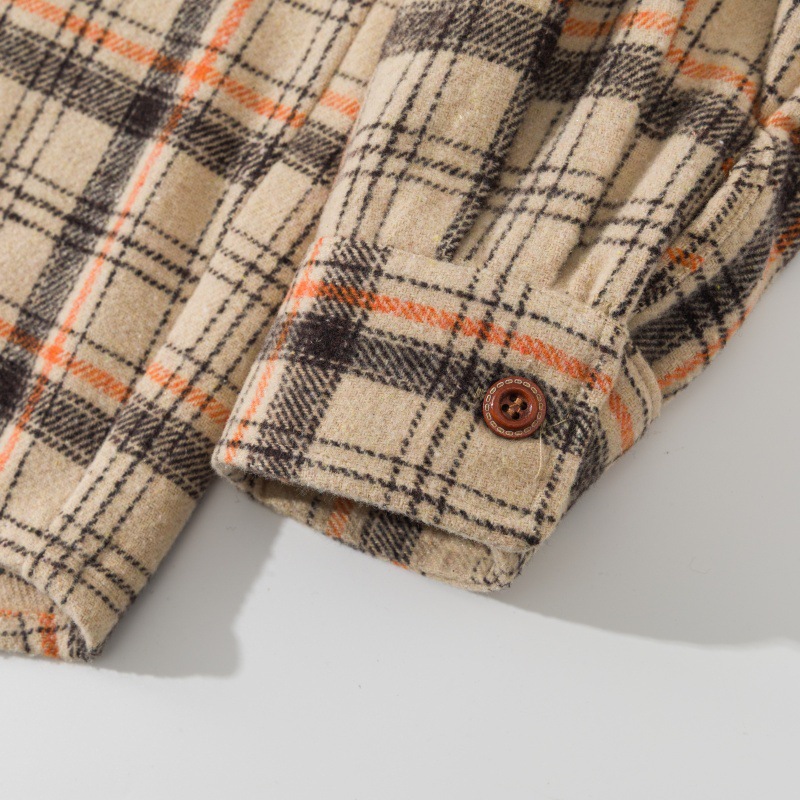 Warm Relaxed Utility Tartan Oxford Shirt