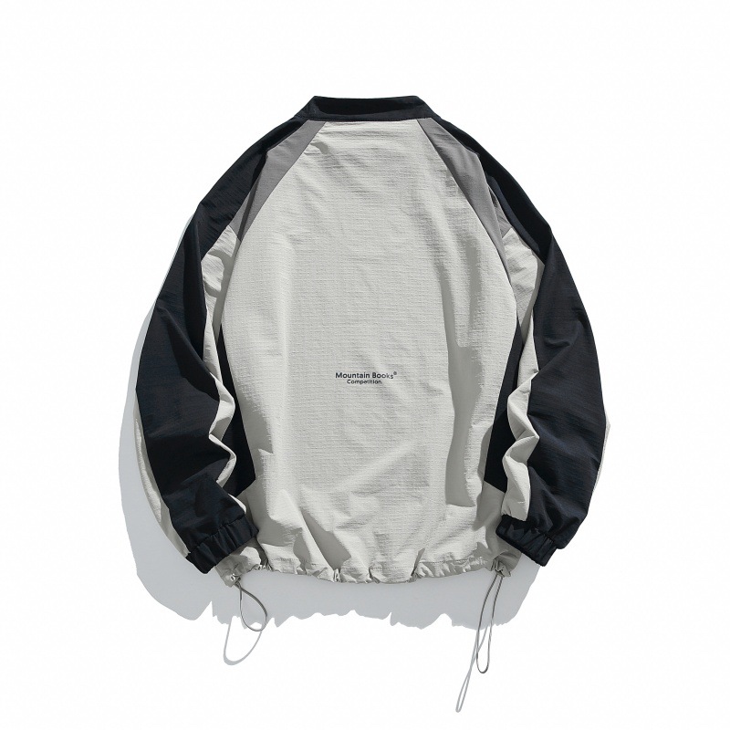 Graphic Oversized Nylon Hoodie