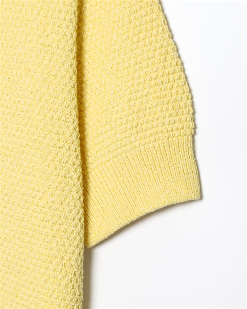 British Regular Fit Plain Crew 3/4 Sleeve Sweater