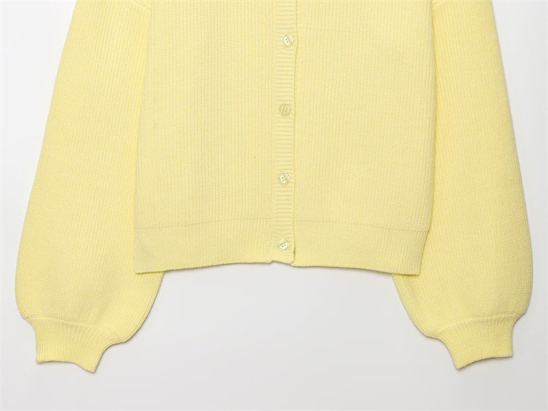 Spring New Style Round Neck Solid Color Loose Fit Pullover Unique Versatile Elegant Commuter Knitwear