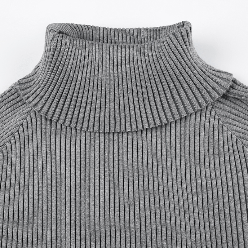 Woolen Bardot Zip Blush Plain Full Sleeve Sweater