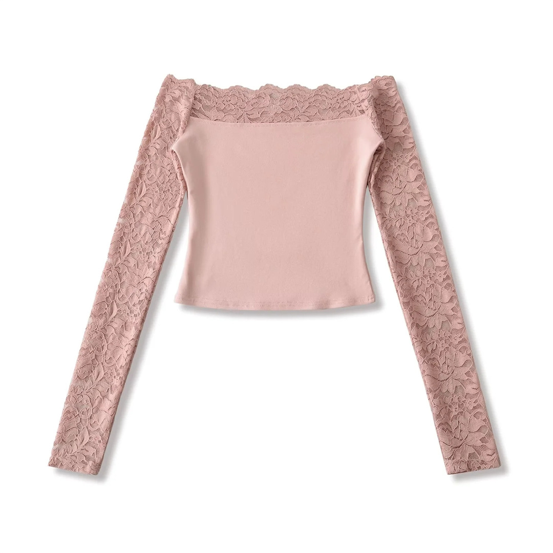 Private Celebrity Single-Strap Slim Fit Cropped T-Shirt