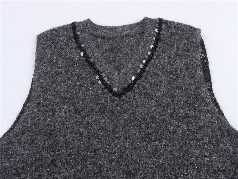 Ladies' Relaxed Cropped Polyester Crew Neck Tank Top