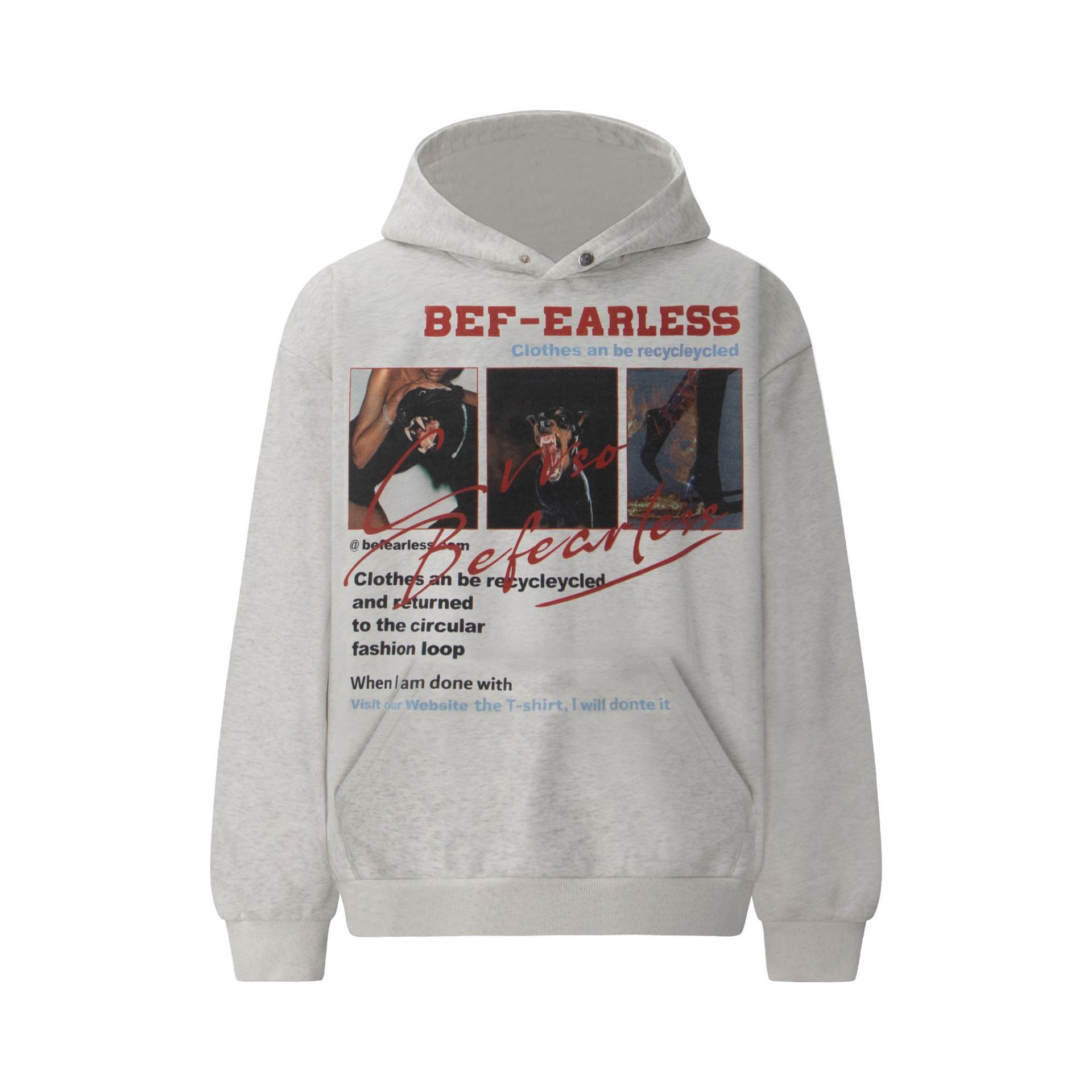 Style Conley Printed Doberman Washed Hoodie Sweatshirt