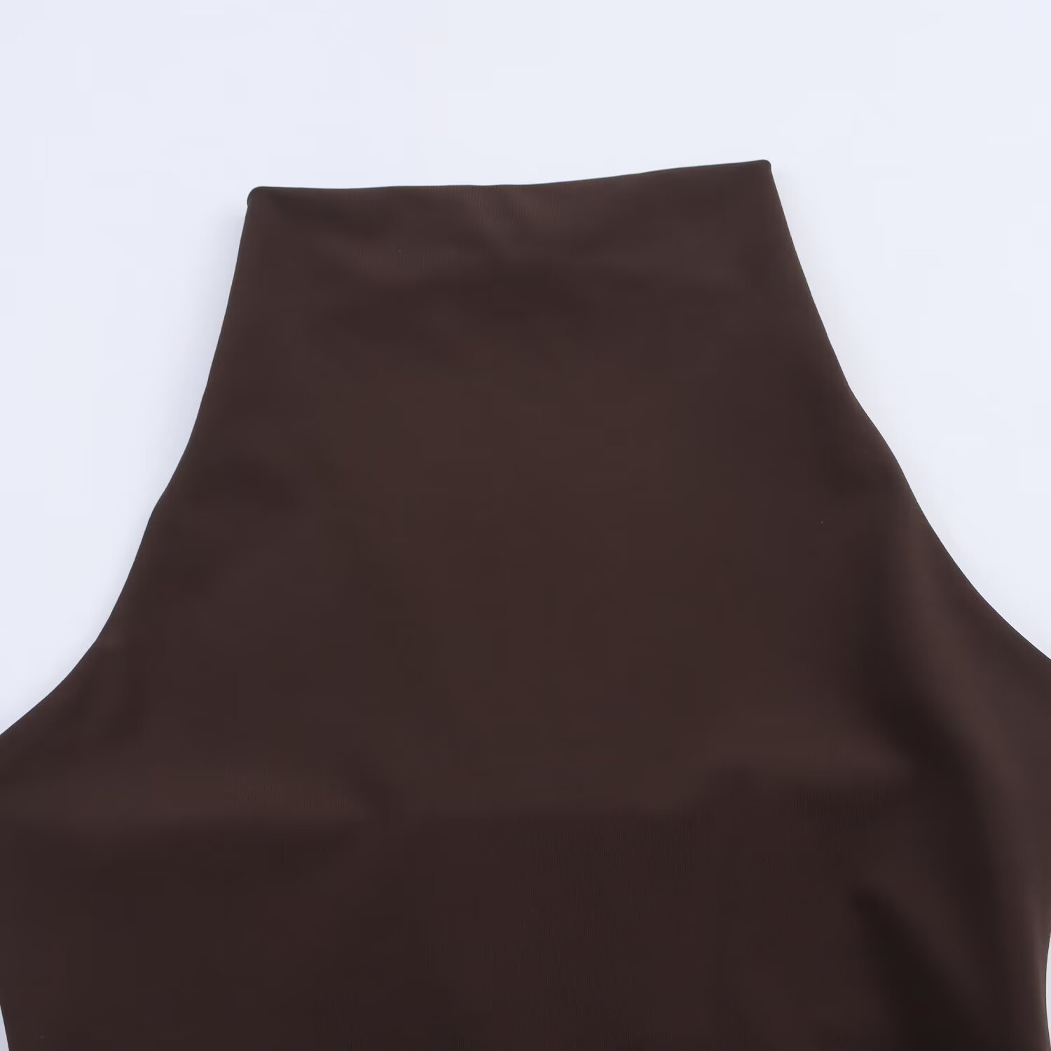 Sexy Pure Desire Off-Shoulder Halter Shirred Fitted Waist Solid Color Dress