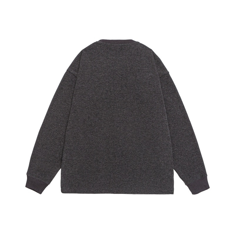 Japanese Workwear Color-Block Oversized Sweater