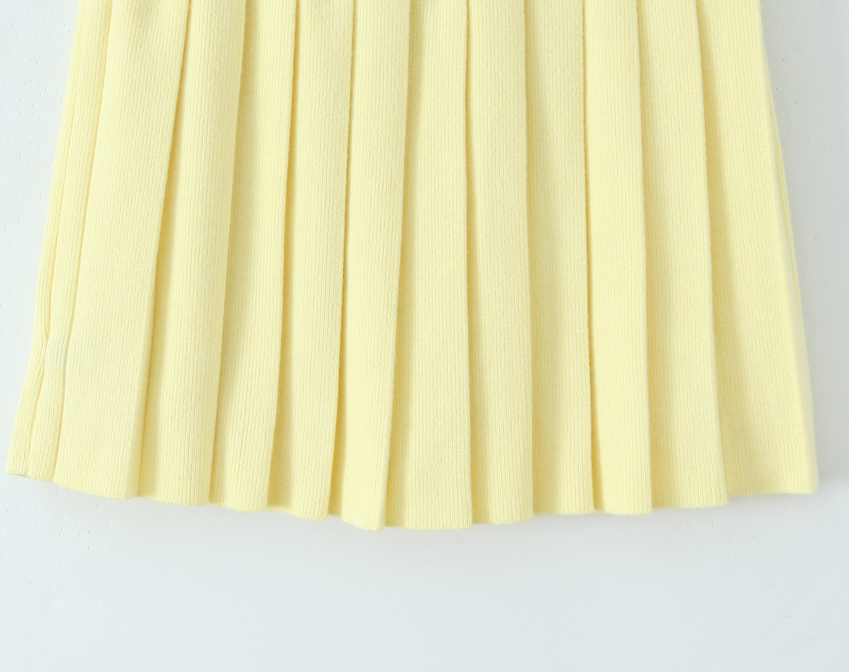 Accordion Knit Skirt