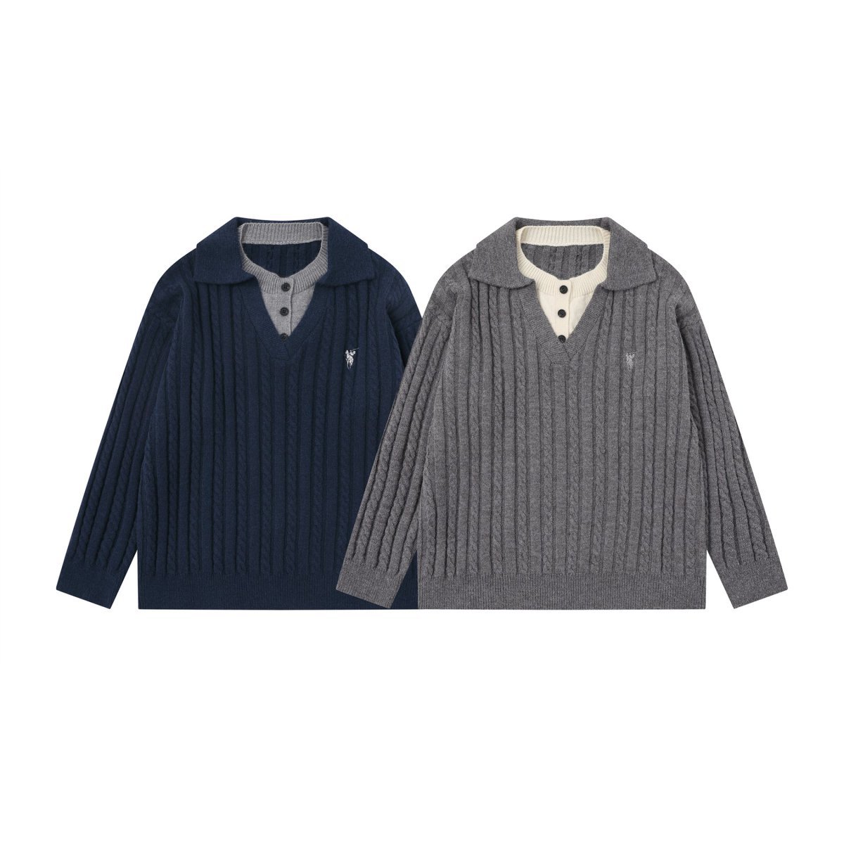 Streetwear Oversized Solid Long Sleeve Sweater
