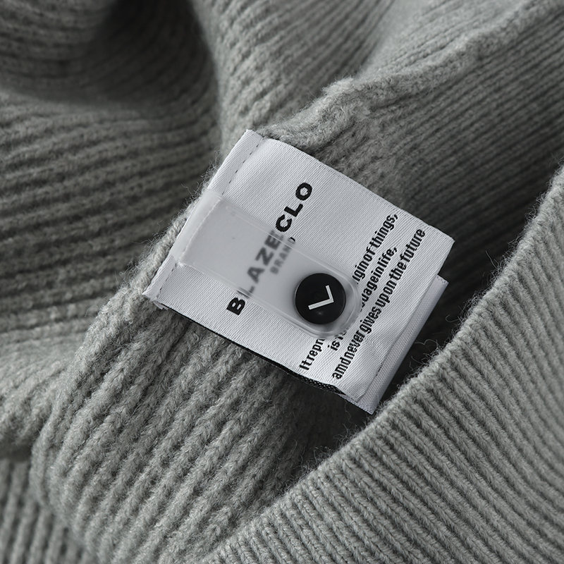 Relaxed Plain Ribbed Hood Wrap Cardigan