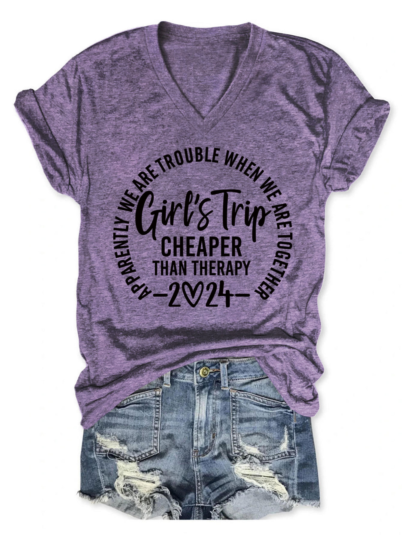 Geometric Print Crew Neck Short Sleeve Tee