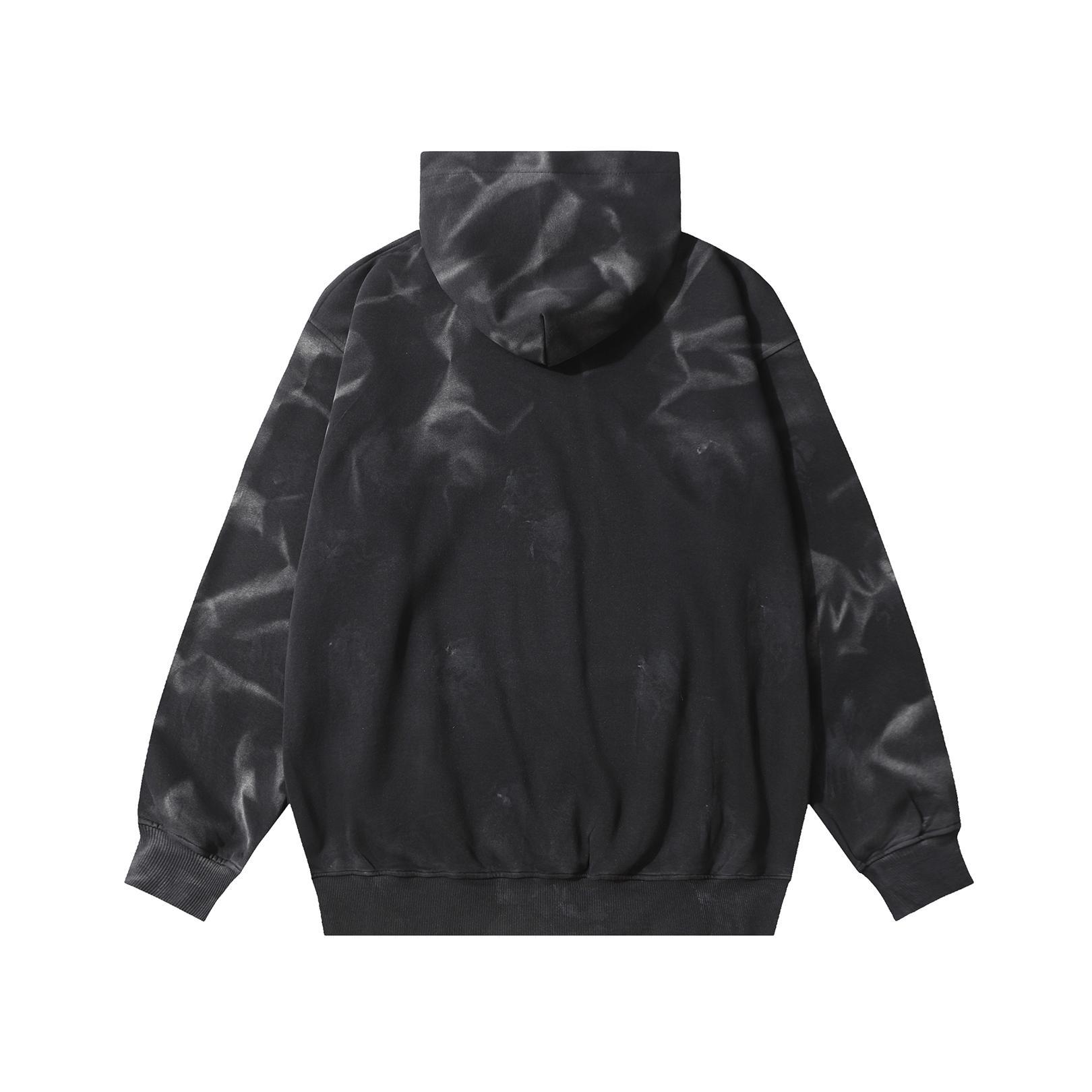 Urban Psychedelic Cotton Blend Long Sleeve Hoodie