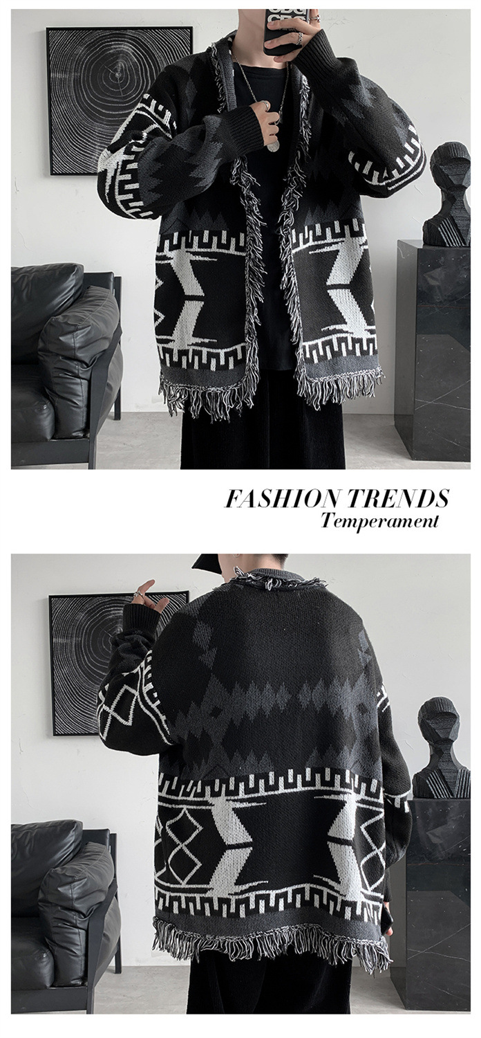 Spooky Embroidered Loose Scoop Neck Sweater