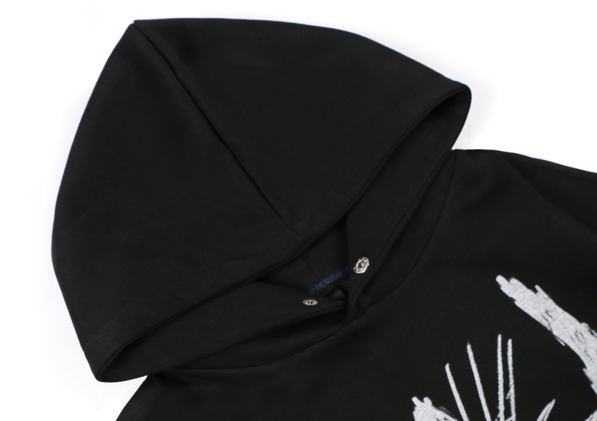 Oversized Streetwear Feline Print Hoodie