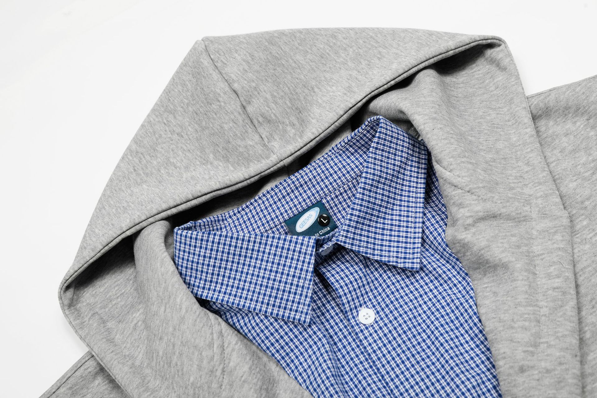 American Vintage Cotton Unisex Double Neck Hoodie