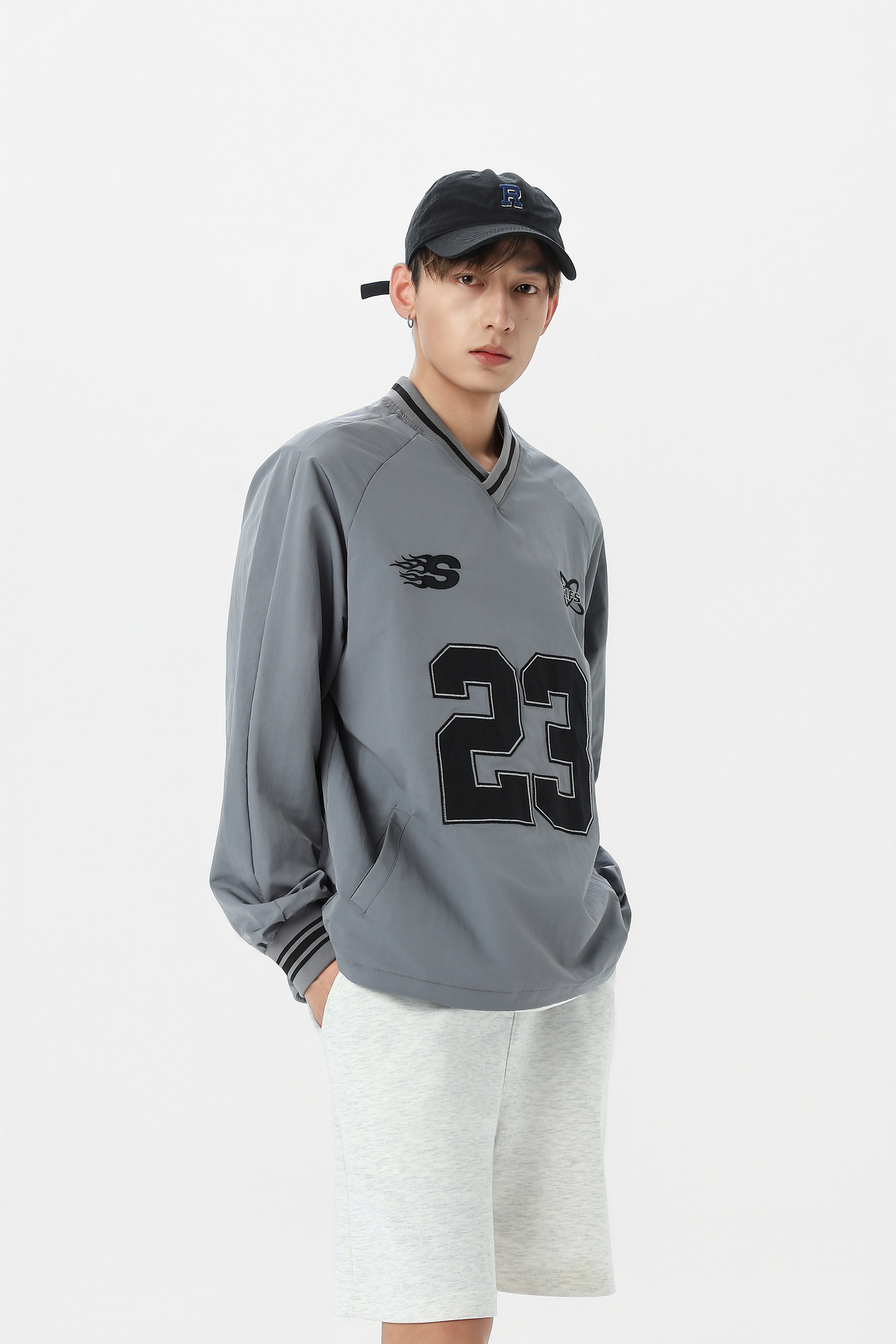 Vintage Athletic Loose Fit Sweatshirt