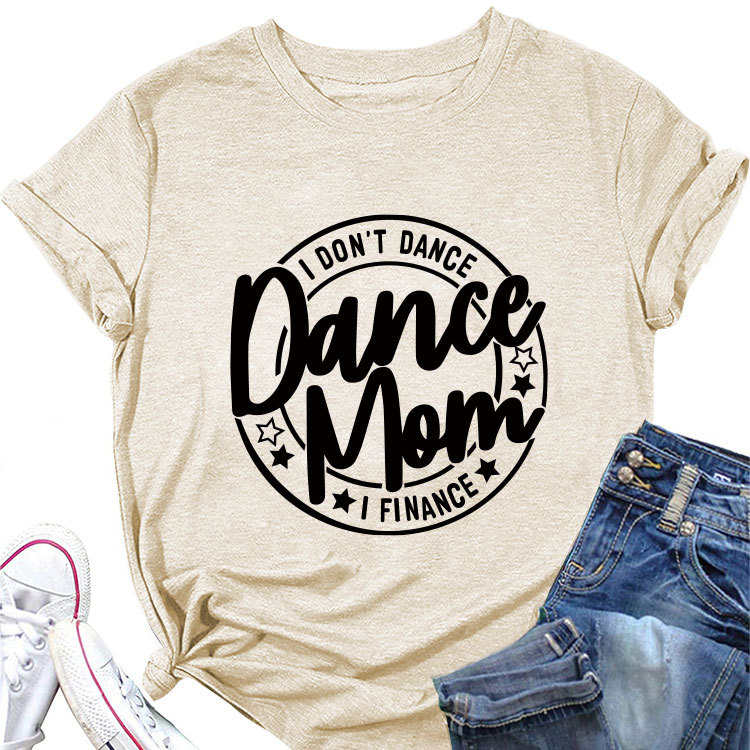 Geometric Pattern Round Neck T-Shirt