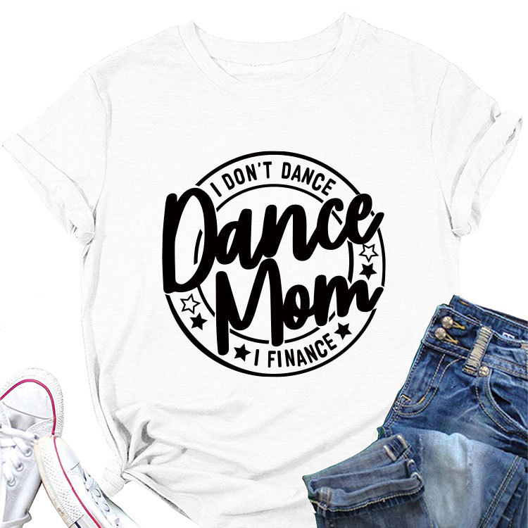 Geometric Pattern Round Neck T-Shirt