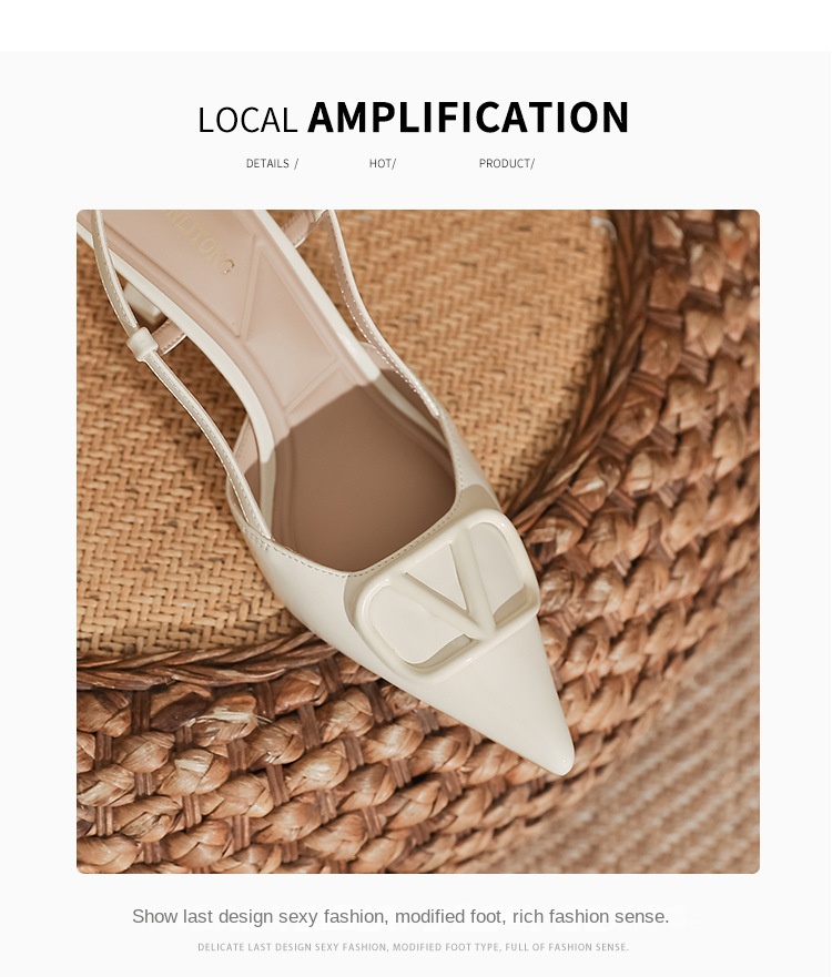 High-heeled Shoes for Women with Thin Heels, Fashionable Dress Shoes, Sandals for Women, Stylish Huizhou Women's Shoes