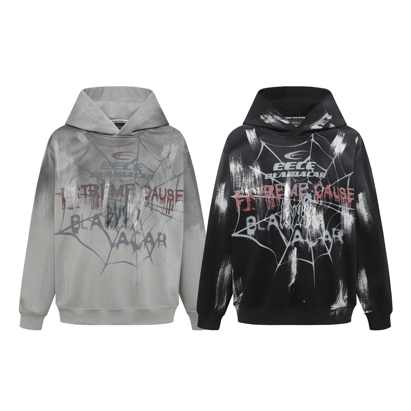 Brushstroke Street Art Arachnid Hoodie